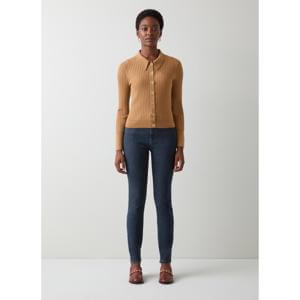 L.K. Bennett Lottie Petite Midnight Skinny Stretch Jean